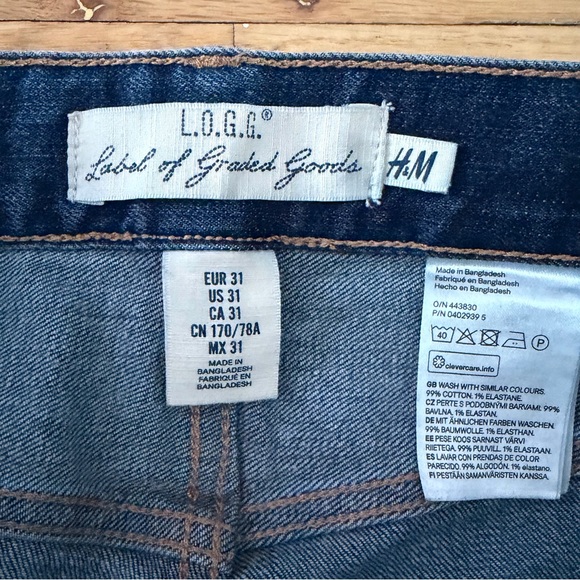 H&M Deep Blue Skinny Jeans - Picture 2 of 5